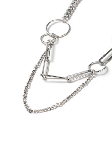 Topman Mens Silver Industria Necklace*