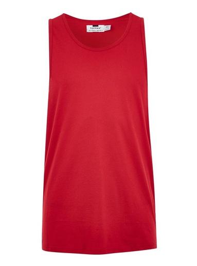 Topman Mens Stone Red Slim Vest