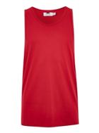 Topman Mens Stone Red Slim Vest