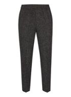 Topman Mens Grey Charcoal Side Pipe Dress Joggers