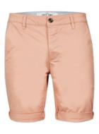 Topman Mens Washed Pink Stretch Skinny Chino Shorts
