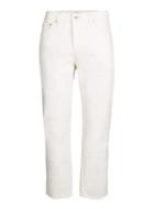 Topman Mens White Raw Edge Standard Fit Jeans