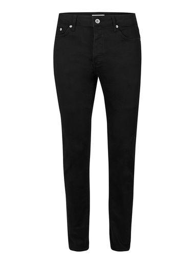 Topman Mens Black Standard Fit Jeans