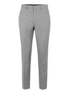 Topman Mens Mid Grey Gray Marl Skinny Fit Suit Pants