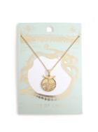 Topman Mens Gold Coin Fin Necklace*
