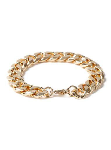 Topman Mens Gold Chain Bracelet*