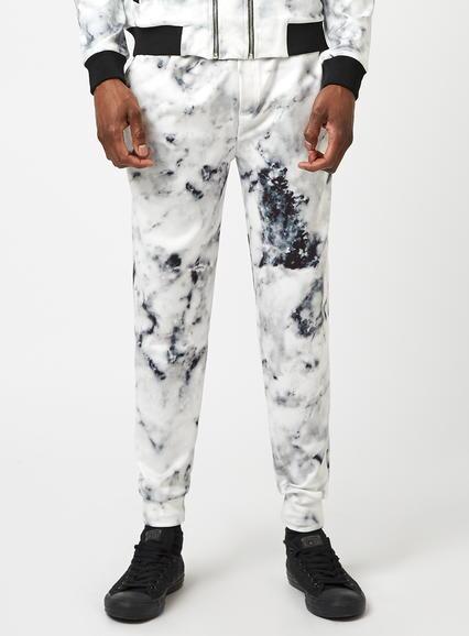 Topman Mens Multi N1sq Marble Print Joggers*