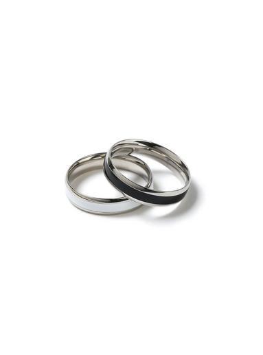 Topman Mens Silver Mono Ring*