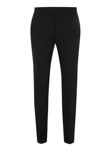 Topman Mens Premium Black Skinny Fit Trousers