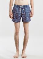 Topman Mens Multi Aztec Print Sublimation Shorts
