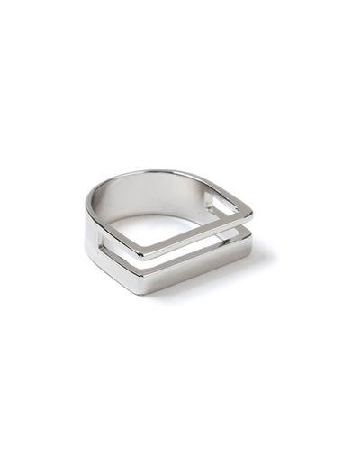 Topman Mens Silver Split Ring*