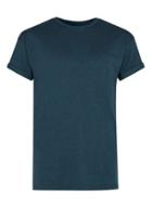 Topman Mens Blue Green And Navy Muscle Fit Roller T-shirt