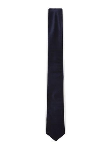 Topman Mens Navy Velvet Tie