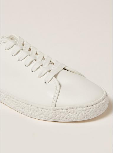 Topman Mens White Storm Lace Sneakers