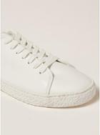 Topman Mens White Storm Lace Sneakers