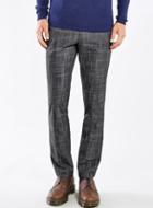 Topman Mens Black Digital Check Skinny Fit Pants