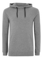 Topman Mens Grey Gray Salt And Pepper Muscle Hoodie