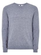 Topman Mens Blue Shadow Twist Sweater