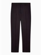 Topman Mens Red Burgundy Skinny Fit Suit Pant