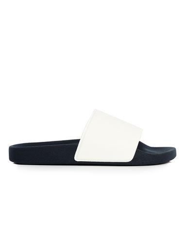 Topman Mens Blue White Slider Sandals