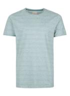 Topman Mens Selected Homme Blue Melange T-shirt