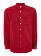 Topman Mens Ltd Red Dawson Flannel Long Sleeve Shirt
