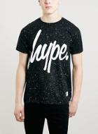 Topman Mens Hype Black Script T-shirt*