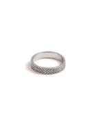 Topman Mens Silver Textured Ring*