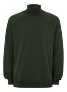 Topman Mens Ltd Khaki Funnel Neck Sweatshirt