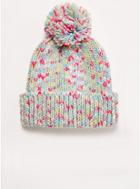 Topman Mens Multi Neon Twist Beanie