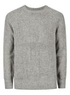 Topman Mens Grey Textured Raglan Slim Fit Sweater
