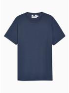 Topman Mens Navy Short Sleeve Knitted T-shirt
