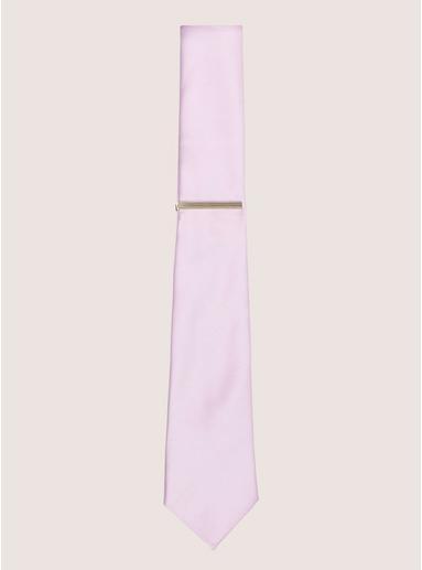 Topman Mens Purple Lilac Tie With Bar