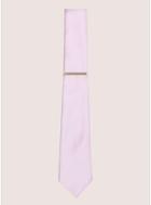 Topman Mens Purple Lilac Tie With Bar