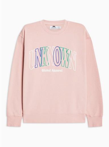 Topman Mens Pink 'unknown' Sweatshirt