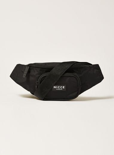Topman Mens Nicce Black Cross Body Bag