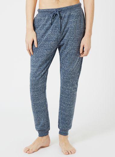Topman Mens Blue Marl Loungewear Joggers