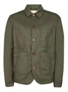 Topman Mens Green Selected Homme Khaki Jacket
