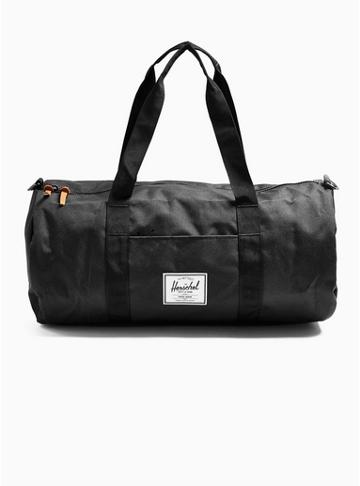 Herschel Mens Herschel Black Barrel Bag
