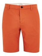 Topman Mens Orange Chino Shorts