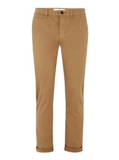 Topman Mens Yellow Mustard Stretch Slim Chinos