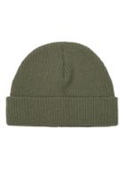 Topman Mens Ribbed Khaki Beanie