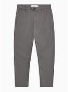 Topman Mens Grey Relaxed Tapered Trousers