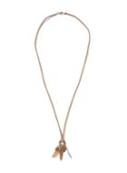 Topman Mens Blue Brown And Turquoise Cluster Necklace*