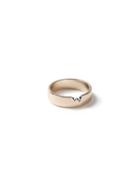 Topman Mens Gold Cracked Band Ring*