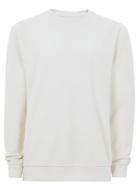 Topman Mens Classic White Reverse Sweatshirt