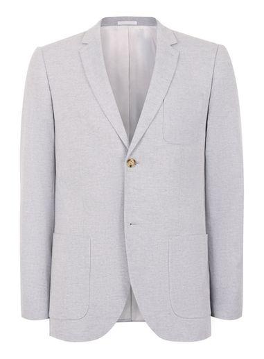 Topman Mens Blue Lightweight Skinny Fit Suit Jacket