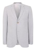 Topman Mens Blue Lightweight Skinny Fit Suit Jacket