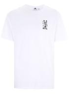 Topman Mens White 'hiya Cat' Embroidery T-shirt