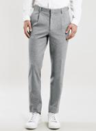 Topman Mens Grey Jersey Cropped Pants